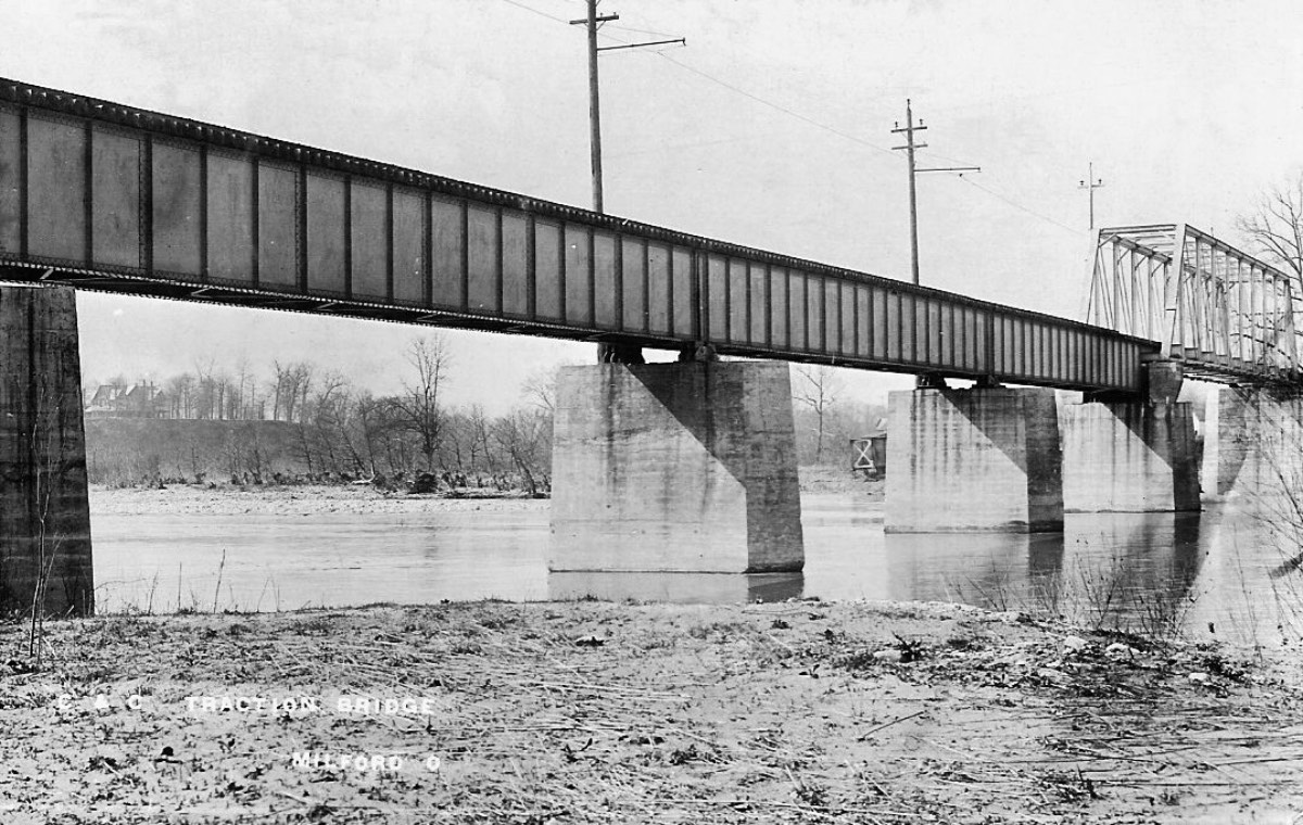 Cincinnati & Columbus Traction Company Bridge Over the Little Miami River in Milford
