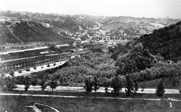 Historic photo of the Deer Creek Valley in about 1880