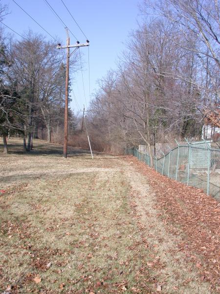 C&LE freight branch right-of-way at Arlington Cemetery in Mt. Healthy