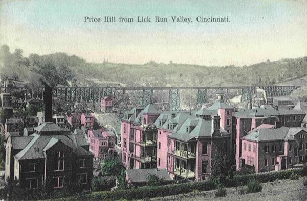 Historic view of the C&O of Indiana trestle in South Fairmount