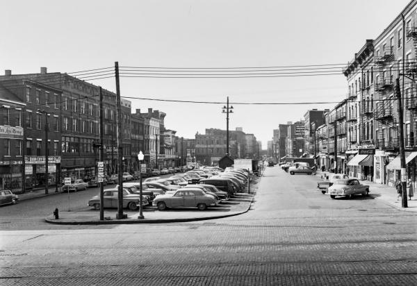 Another historic photo of the Pearl Street Market area