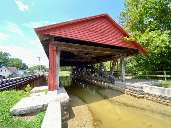 Inside the Whitewater Canal Duck Creek aqueduct