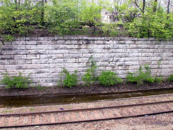 Remains of the Cincinnati & Whitewater Canal, later used by the Big Four