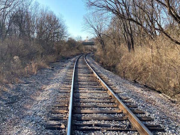 Current photo of the CL&A overpass location at the Homestead/Greendale cutoff