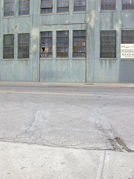 CH&D freight spur crossing Beekman Street in South Fairmount