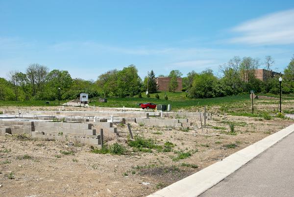Cincinnati & Westwood right-of-way at the Bluffs at Woodcrest subdivision