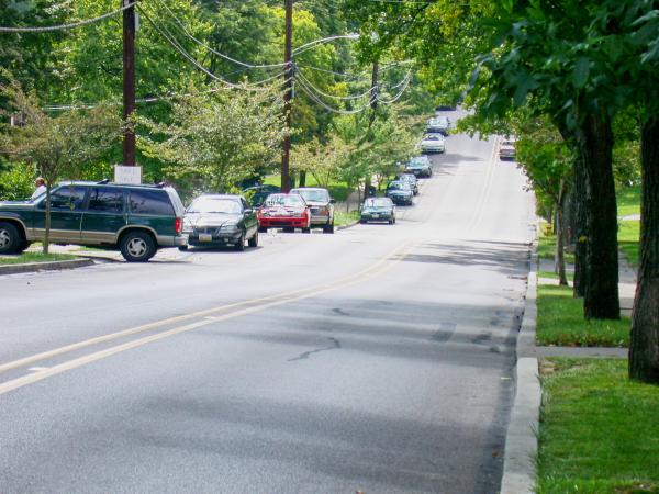 Cincinnati & Westwood right-of-way crossing Lafeuille Avenue in Westwood