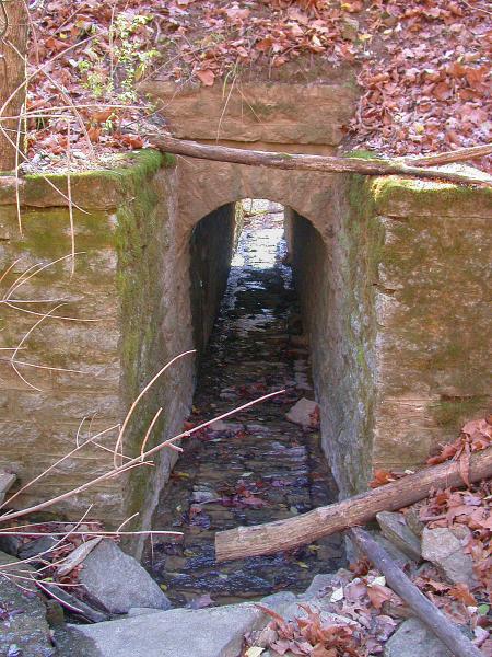 The opposite side of the C&C culvert from the last picture, looking south through Redbird Hollow in southern Indian Hill
