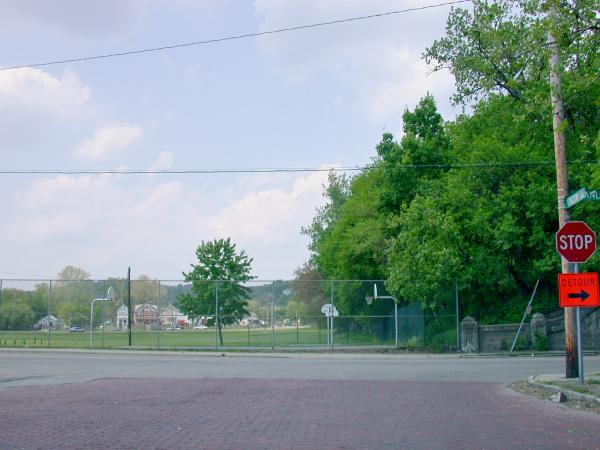 Location of the CG&P station at Stacon Street and Stanley Avenues in Columbia-Tusculum
