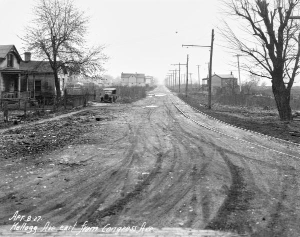Historic photo of the CG&P on Kellogg Avenue in Columbia-Tusculum
