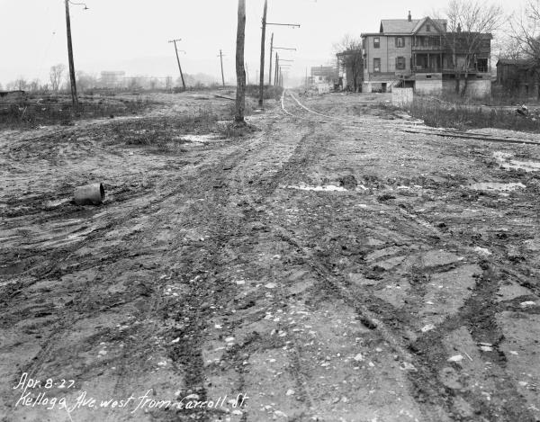 Historic photo of the CG&P on Kellogg Avenue in Columbia-Tusculum