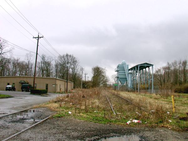 The location of the CG&P Carrel Street yards and station