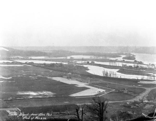 Historic photo of Lunken Airport and the CG&P