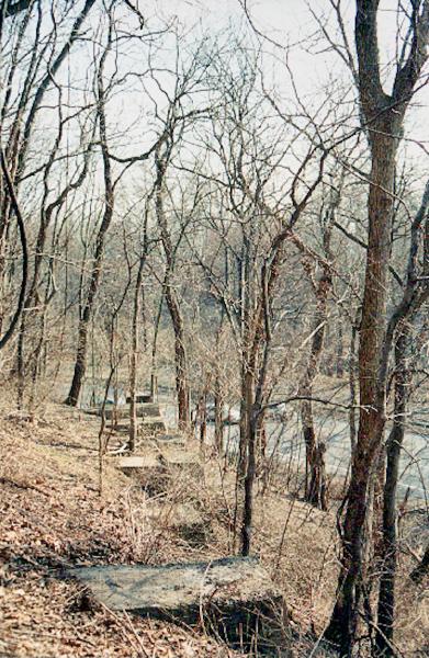 CG&P Lick Run trestle piers