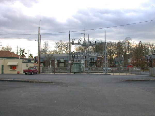Power substation behind the old CG&P station on Sutton Road in Mt. Washington