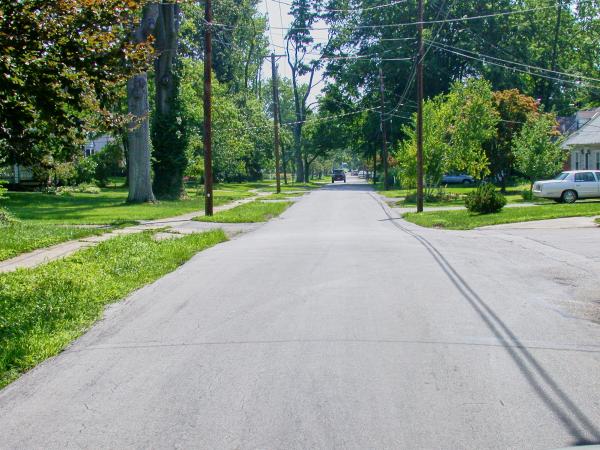 Location of the CG&P crossing Cambridge Avenue at Dell Terrace in Mt. Washington