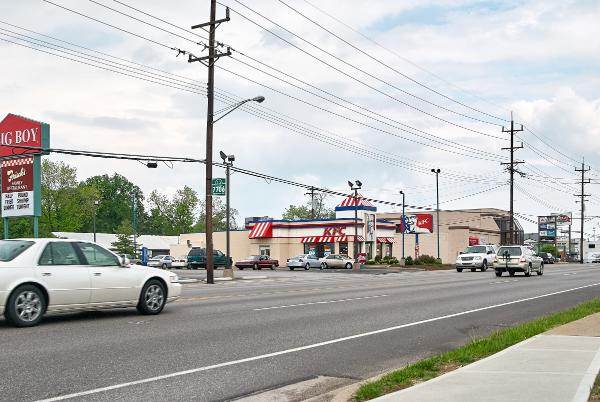 Location of the CG&P crossing at Beechmont Avenue