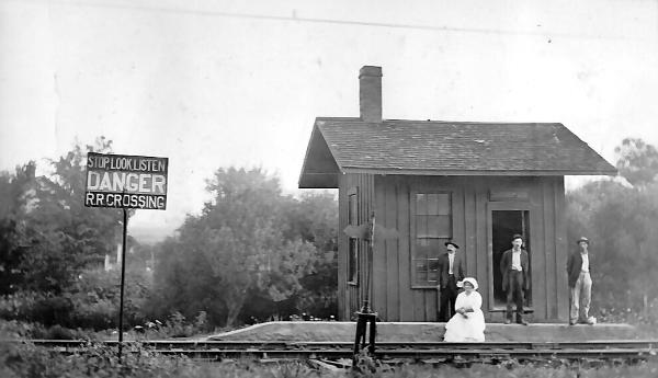 Historic photo of the CG&P Summerside station