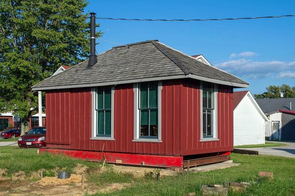 A more recent view of the CG&P Amelia Station after restoration