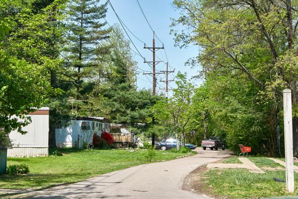 CG&P ROW along Freddy Drive in Hamlet