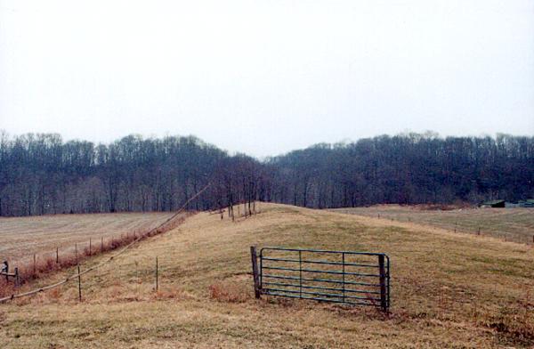 Eastern approach to the CG&P's White Oak trestle
