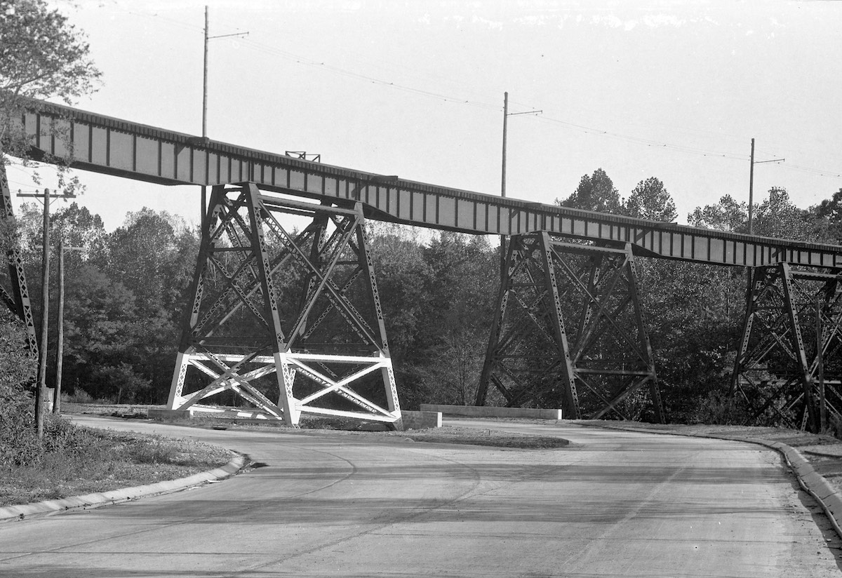 Cincinnati, Georgetown & Portsmouth Railroad Lick Run Trestle over Kellogg Avenue