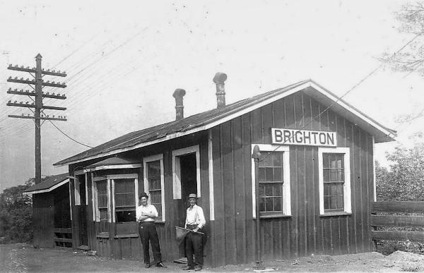 CH&D Brighton station at Harrison and State Avenues