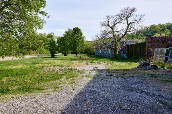 CH&D right-of-way behind old factory buildings on Beekman Street south of Millcreek Road in South Cumminsville