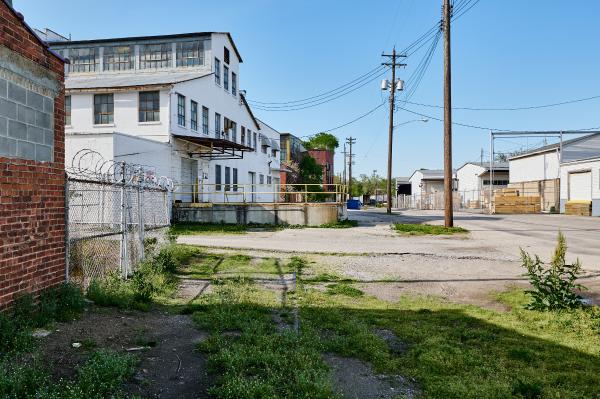 CH&D industrial spur at Llewellyn Street north of Millcreek Road in South Fairmount