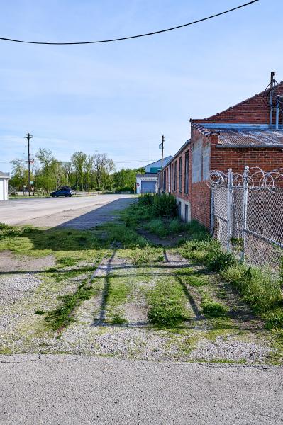 CH&D industrial spur at Llewellyn Street north of Millcreek Road in South Fairmount