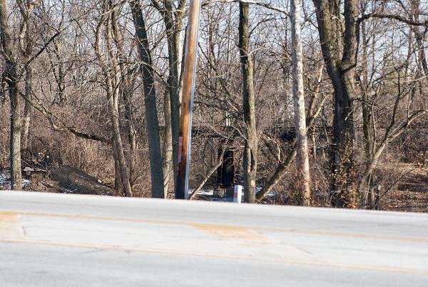 Short CL&N bridge over a creek just south of Tylersville Road
