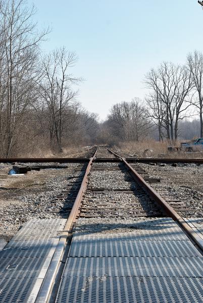 Middletown & Cincinnati track crossing the CL&N in Hageman