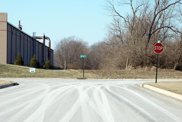 Middletown & Cincinnati ROW approaching McKinley Blvd. in South Lebanon