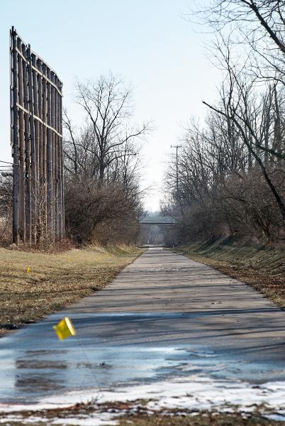 Middletown & Cincinnati ROW approaching Kingsview Drive in South Lebanon