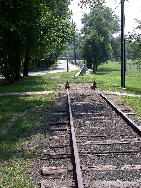 The end of the CL&N line in Lebanon