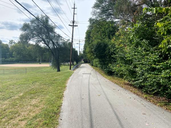 CL&N right-of-way on the Lebanon Countryside Trail