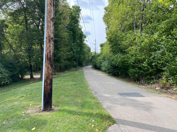 CL&N right-of-way on the Lebanon Countryside Trail