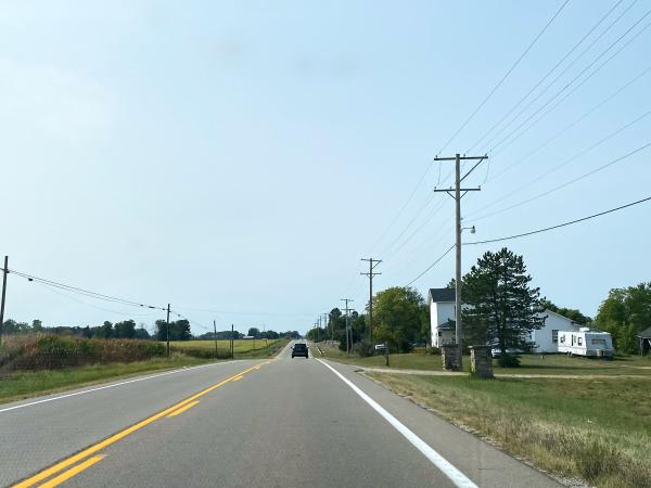 A typical view of the Dayton & Western route between New Lebanon and West Alexandria