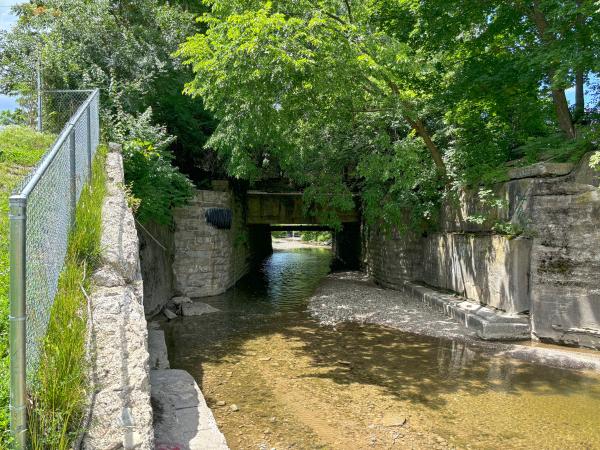 Miami & Erie Canal Sycamore Creek Aqueduct in Miamisburg