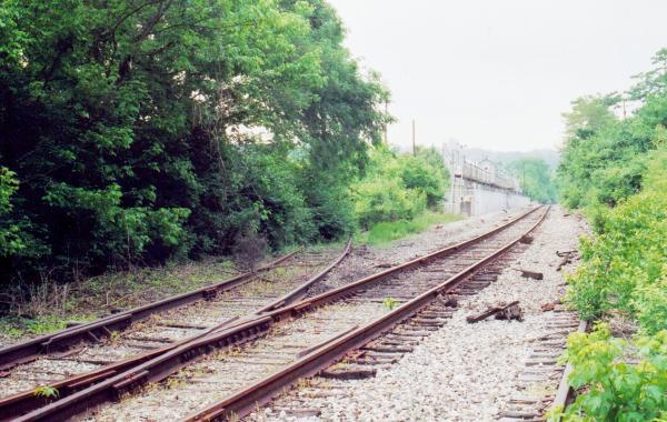 The oil platforms on the Indiana & Ohio Oasis, former Pennsylvania/Little Miami Railroad from the previous photos