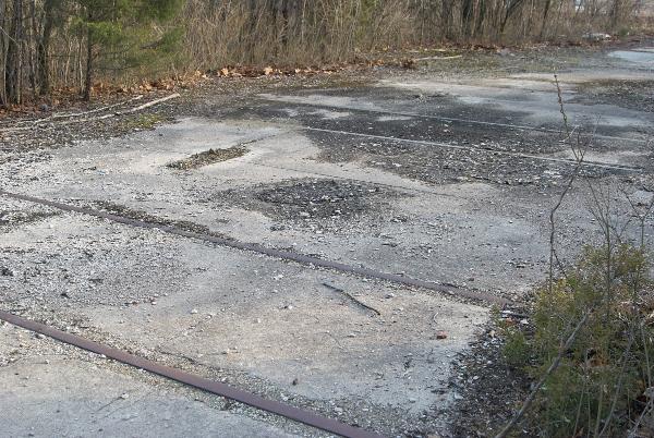 Pennsylvania/Little Miami Railroad shop ruins in the Pendleton Yard