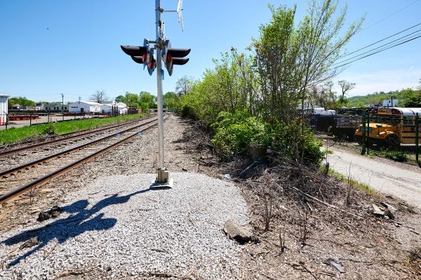 More recent view of the CG&P and the Indiana & Ohio Oasis, former Pennsylvania/Little Miami Railroad at McCullough Street in Columbia-Tusculum