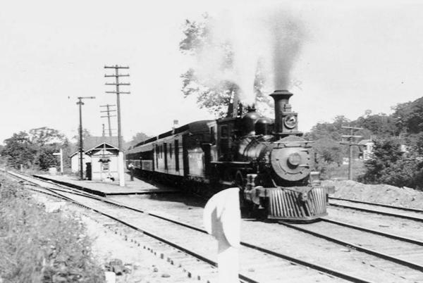 Historic photo of Rendcomb Junction on the Pennsylvania/Little Miami Railroad