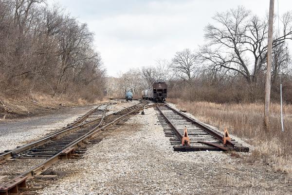 Norfolk Southern/Cincinnati Eastern Railroad yard on the old Pennsylvania/Little Miami Railroad