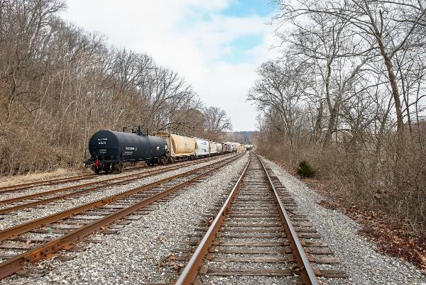 Norfolk Southern/Cincinnati Eastern Railroadyard on the old Pennsylvania/Little Miami Railroad