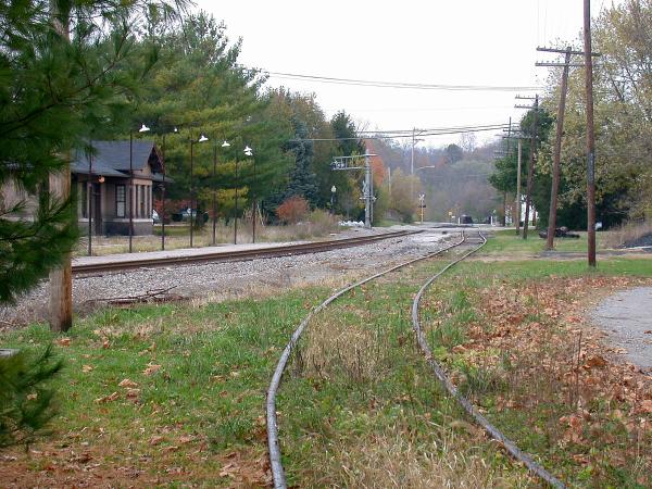 Railroad siding in downtown Loveland