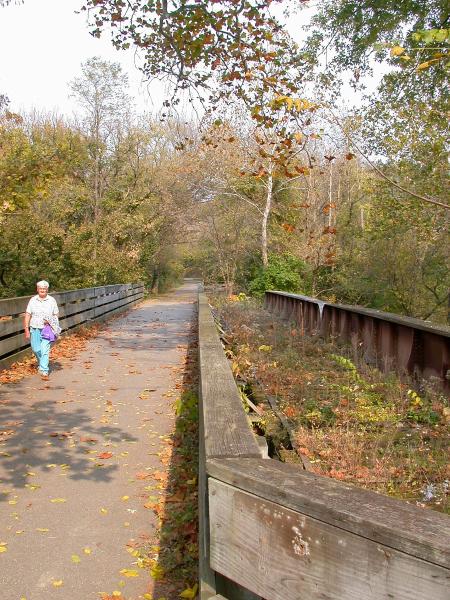 Pennsylvania/Little Miami Railroad bridge over O'Bannon Creek