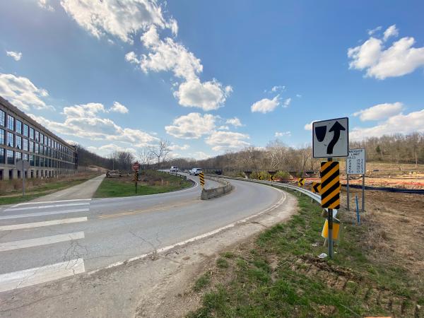 The location of the former Pennsylvania/Little Miami Railroad station at Kings Mills