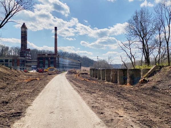 A more recent photo of the Peter's Cartridge Company in Kings Mills