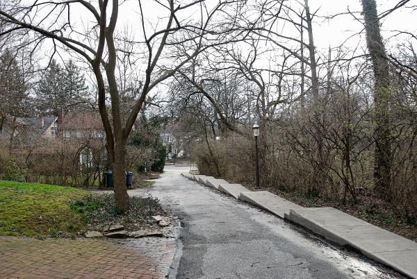 Avery Lane near the Cincinnati Observatory Center